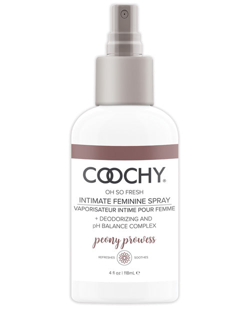 Peony Prowess: Deodorizing and pH Balancing Feminine 4oz Spray